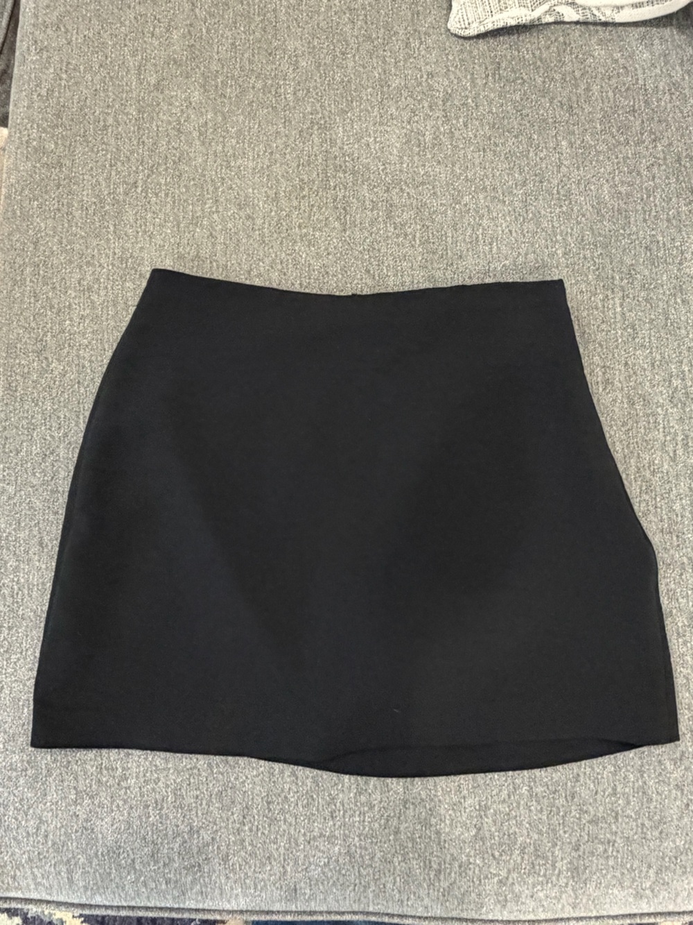 abercrombie black mini skort size s